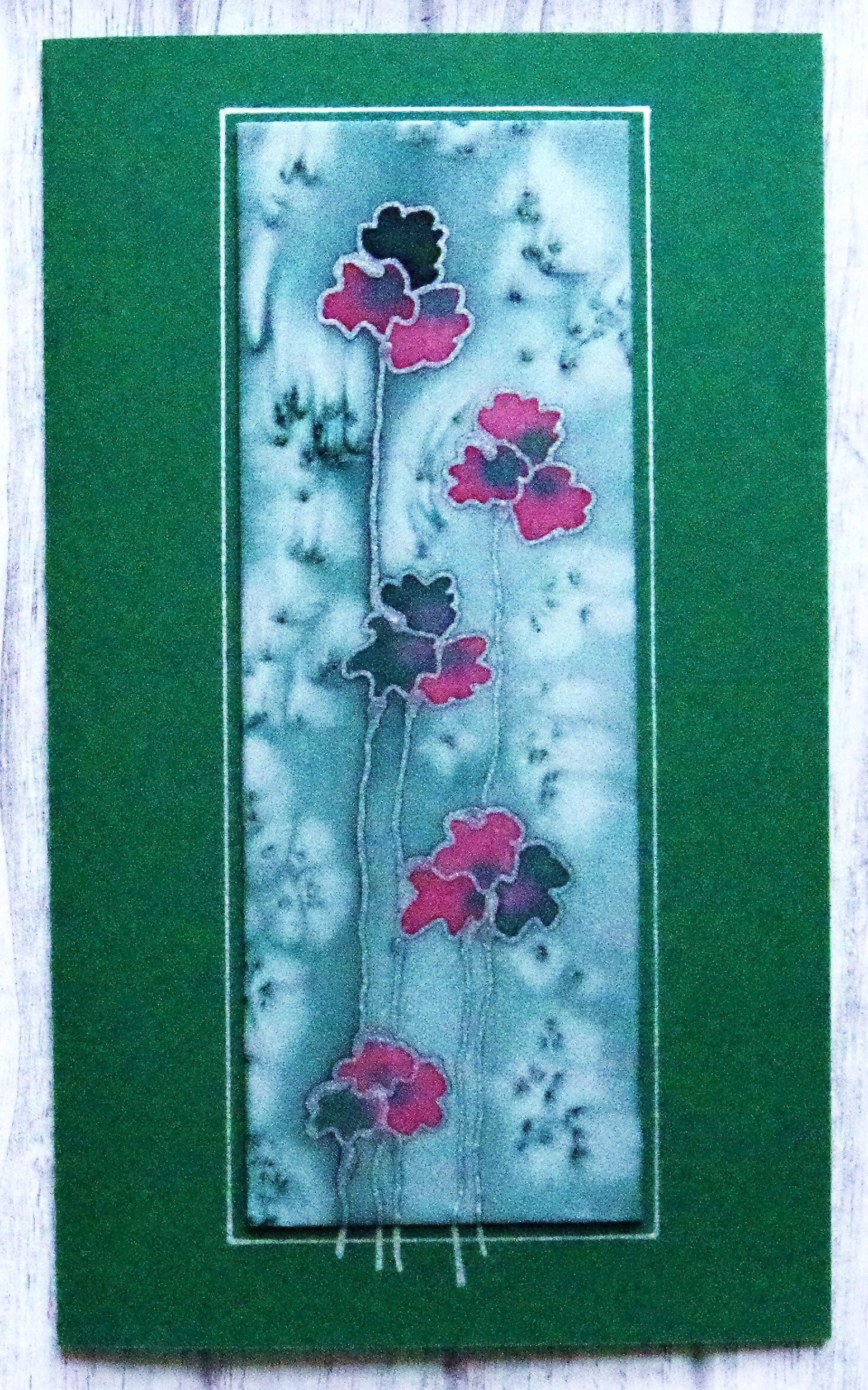 Silk painting. No text.
